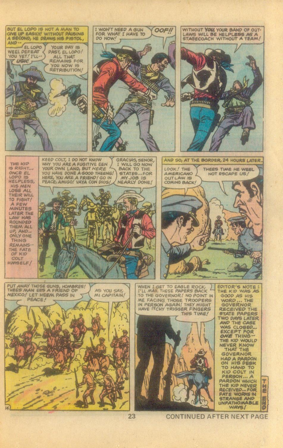 Read online Kid Colt Outlaw comic -  Issue #216 - 25