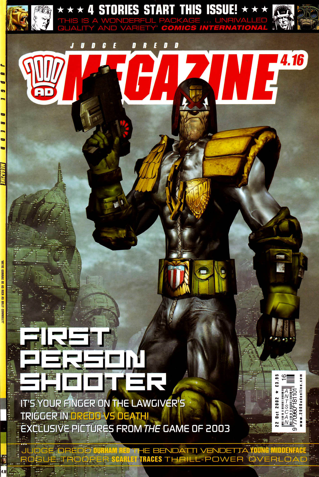 Read online Judge Dredd Megazine (vol. 4) comic -  Issue #16 - 1