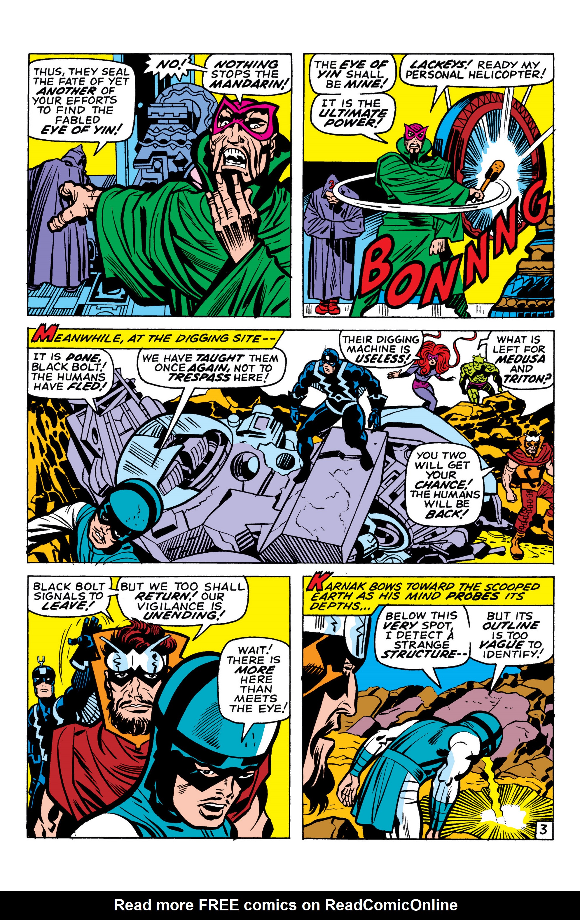 Read online Marvel Masterworks: The Inhumans comic -  Issue # TPB 1 (Part 1) - 94