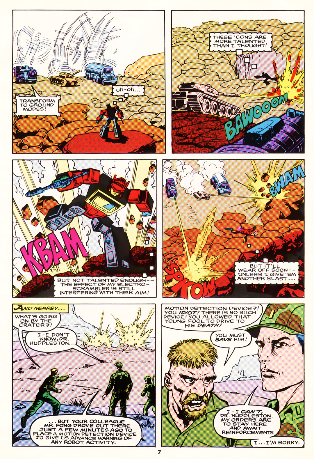 Read online The Transformers (UK) comic -  Issue #124 - 7