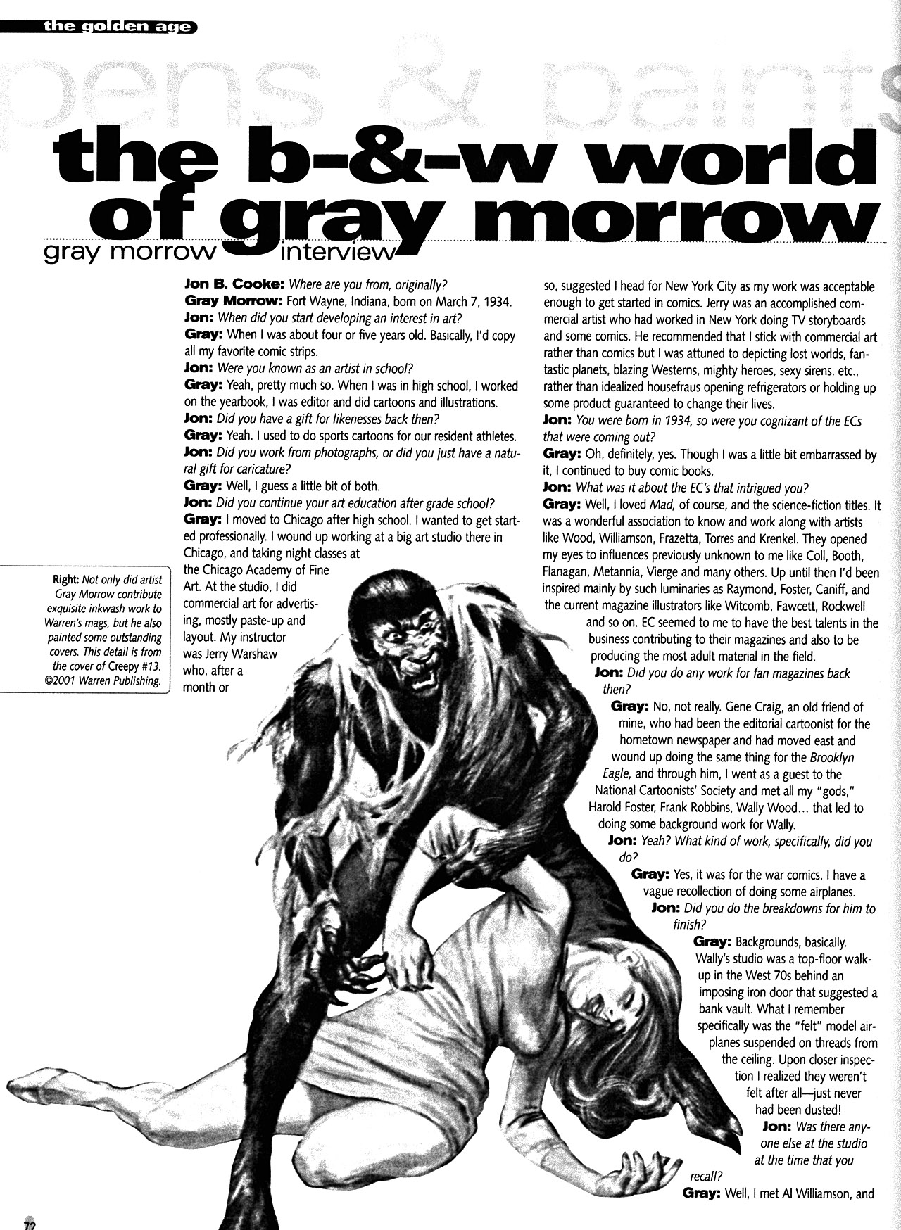 Read online Warren Companion comic -  Issue # TPB (Part 1) - 72