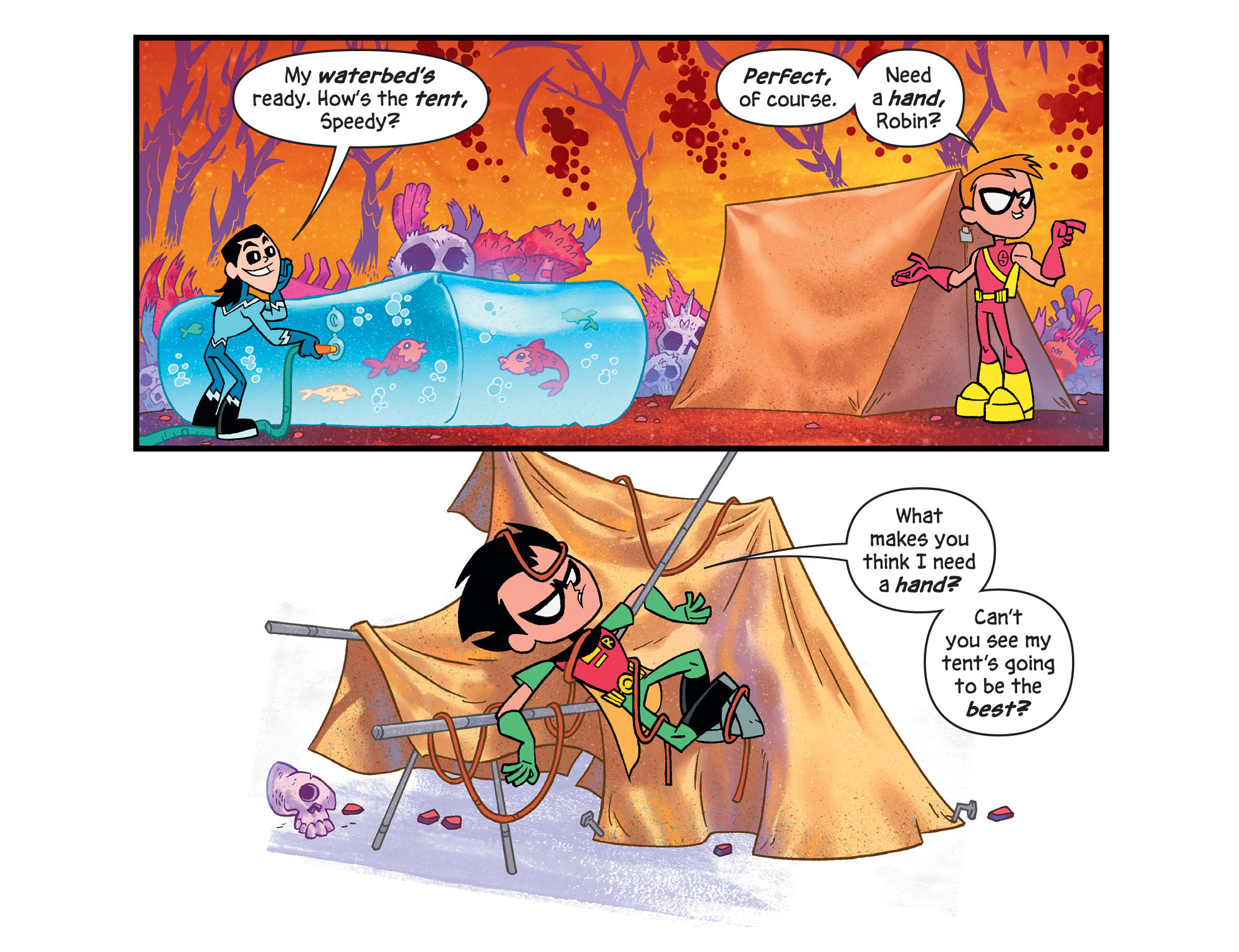 Read online Teen Titans Go! To Camp comic -  Issue #9 - 8