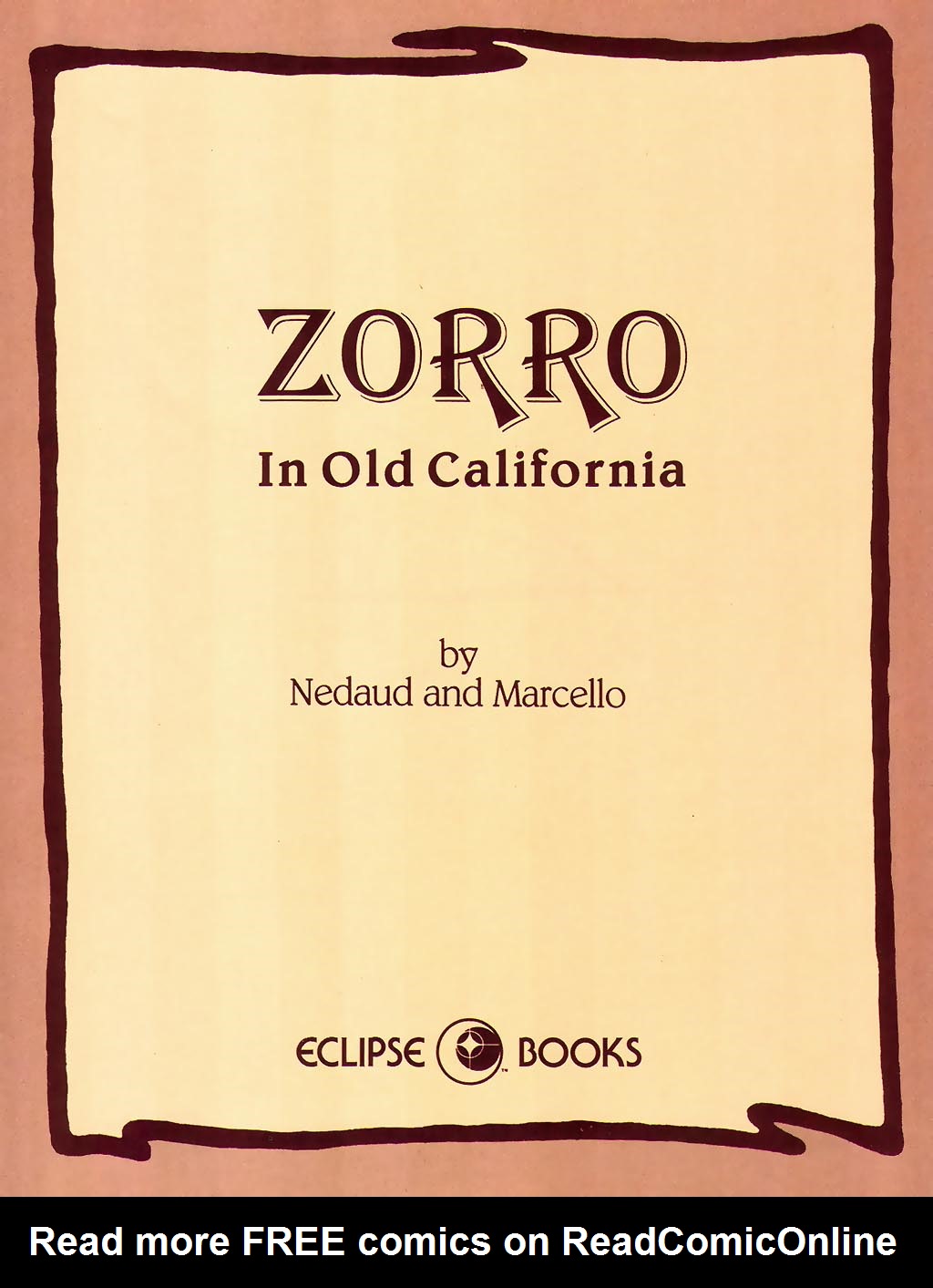 Read online Zorro In Old California comic -  Issue # Full - 4