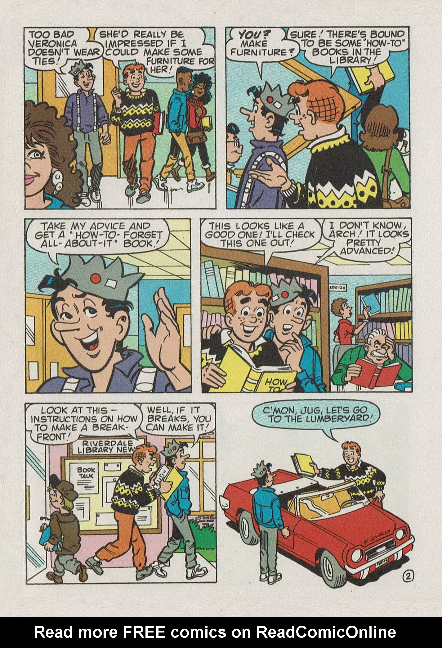 Read online Archie's Double Digest Magazine comic -  Issue #173 - 156