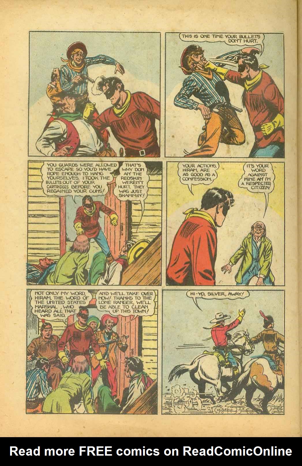 Read online The Lone Ranger (1948) comic -  Issue #31 - 38