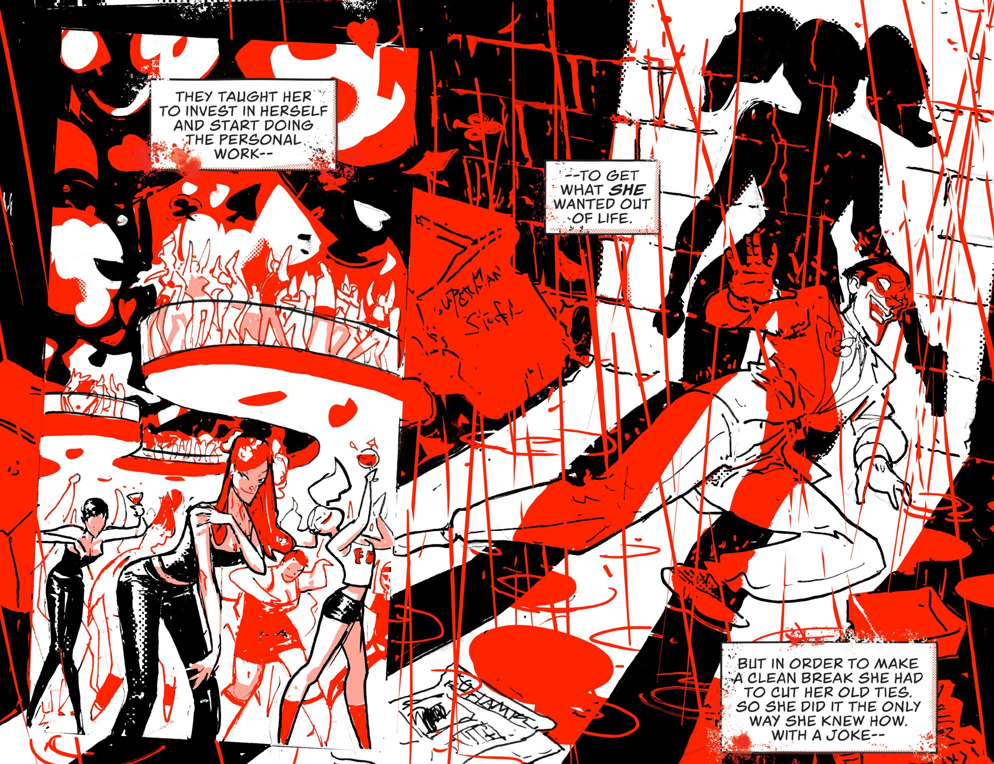 Read online Harley Quinn Black   White   Red comic -  Issue #5 - 13