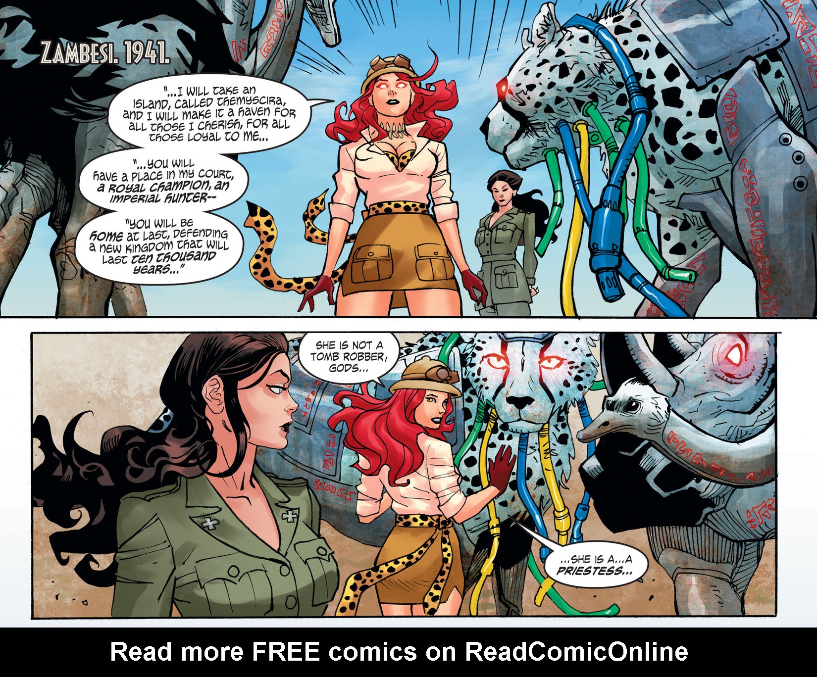Read online DC Comics: Bombshells comic -  Issue #62 - 19