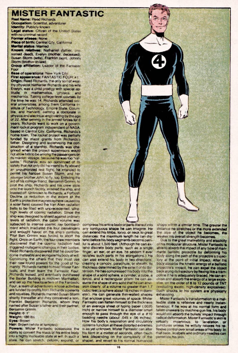 Read online The Official Handbook of the Marvel Universe comic -  Issue #7 - 17