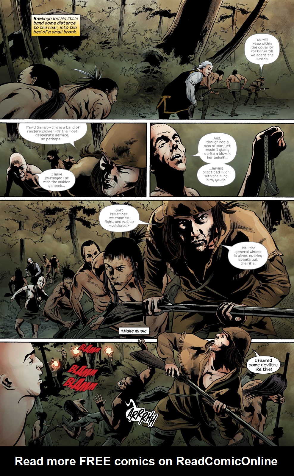 Read online The Last of the Mohicans comic -  Issue #6 - 9