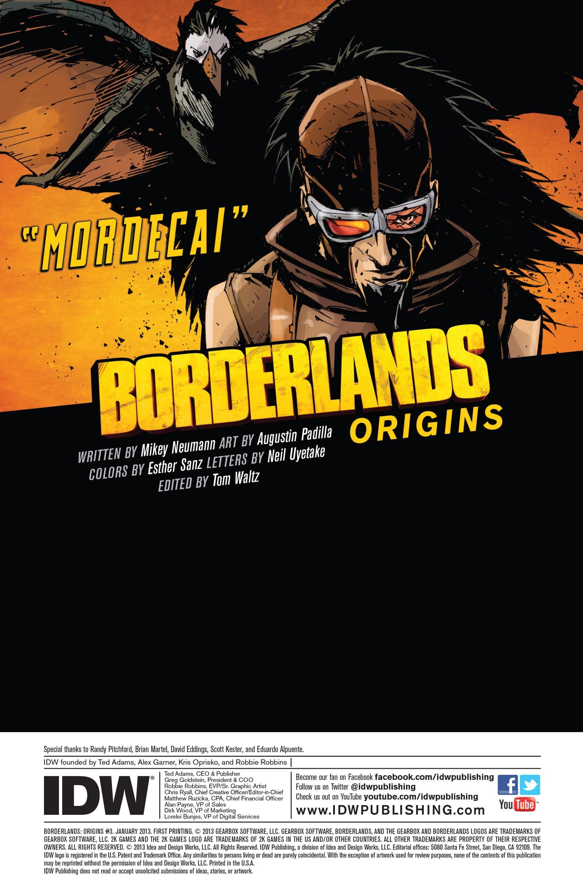 Read online Borderlands: Origins comic -  Issue #3 - 2