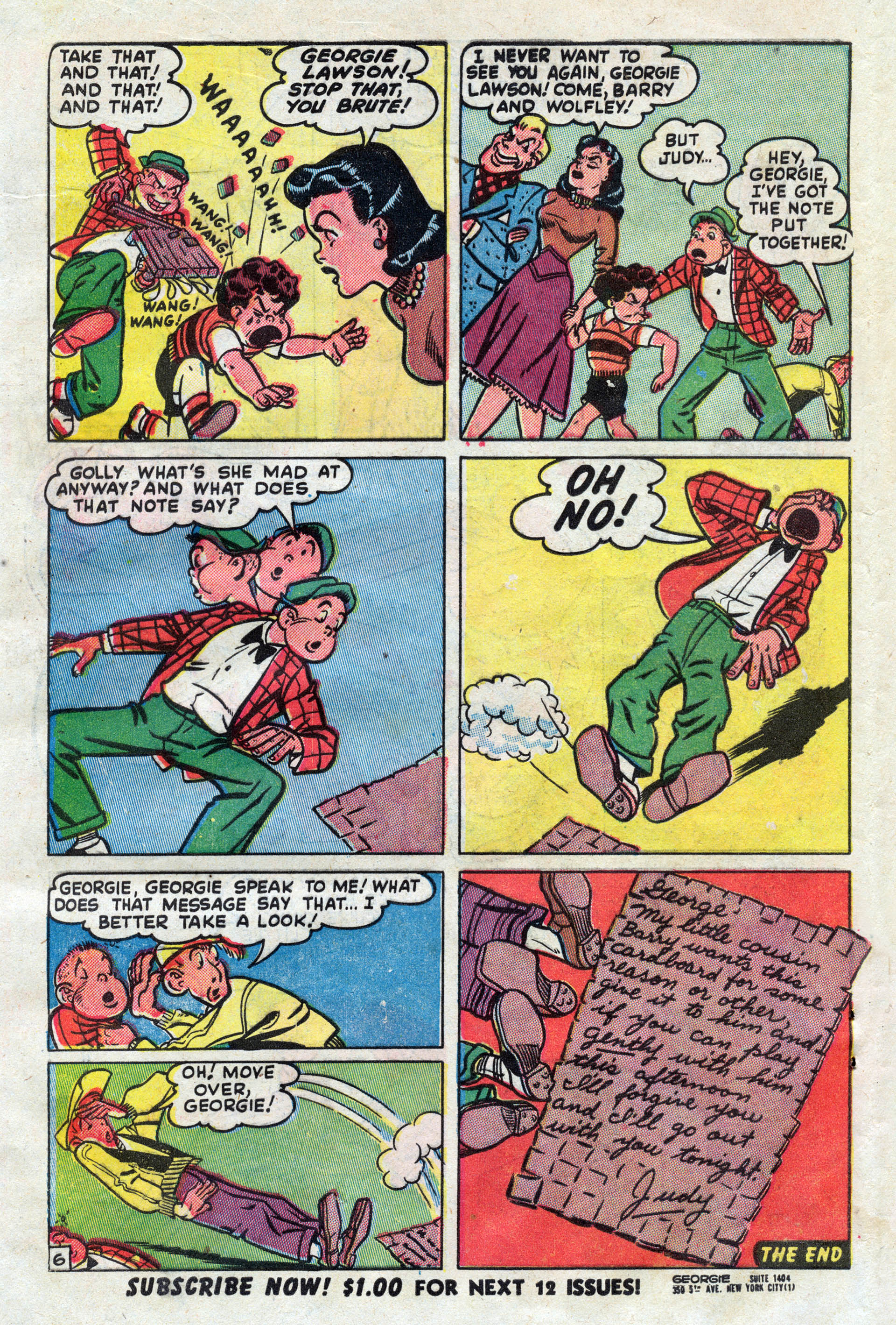 Read online Georgie Comics (1949) comic -  Issue #31 - 32