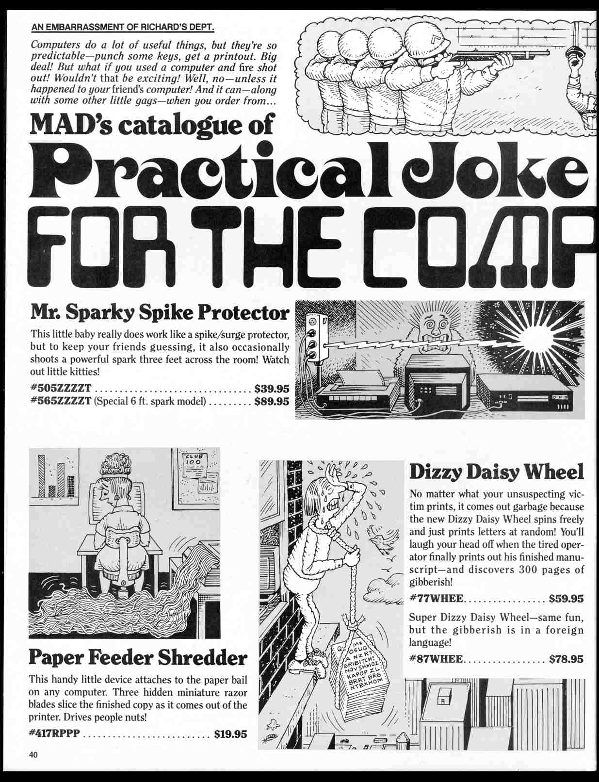 Read online MAD comic -  Issue #292 - 42