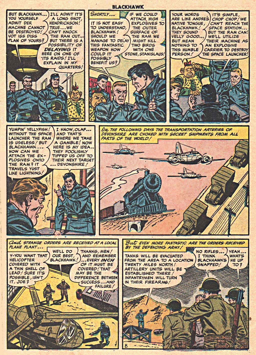 Read online Blackhawk (1957) comic -  Issue #77 - 10
