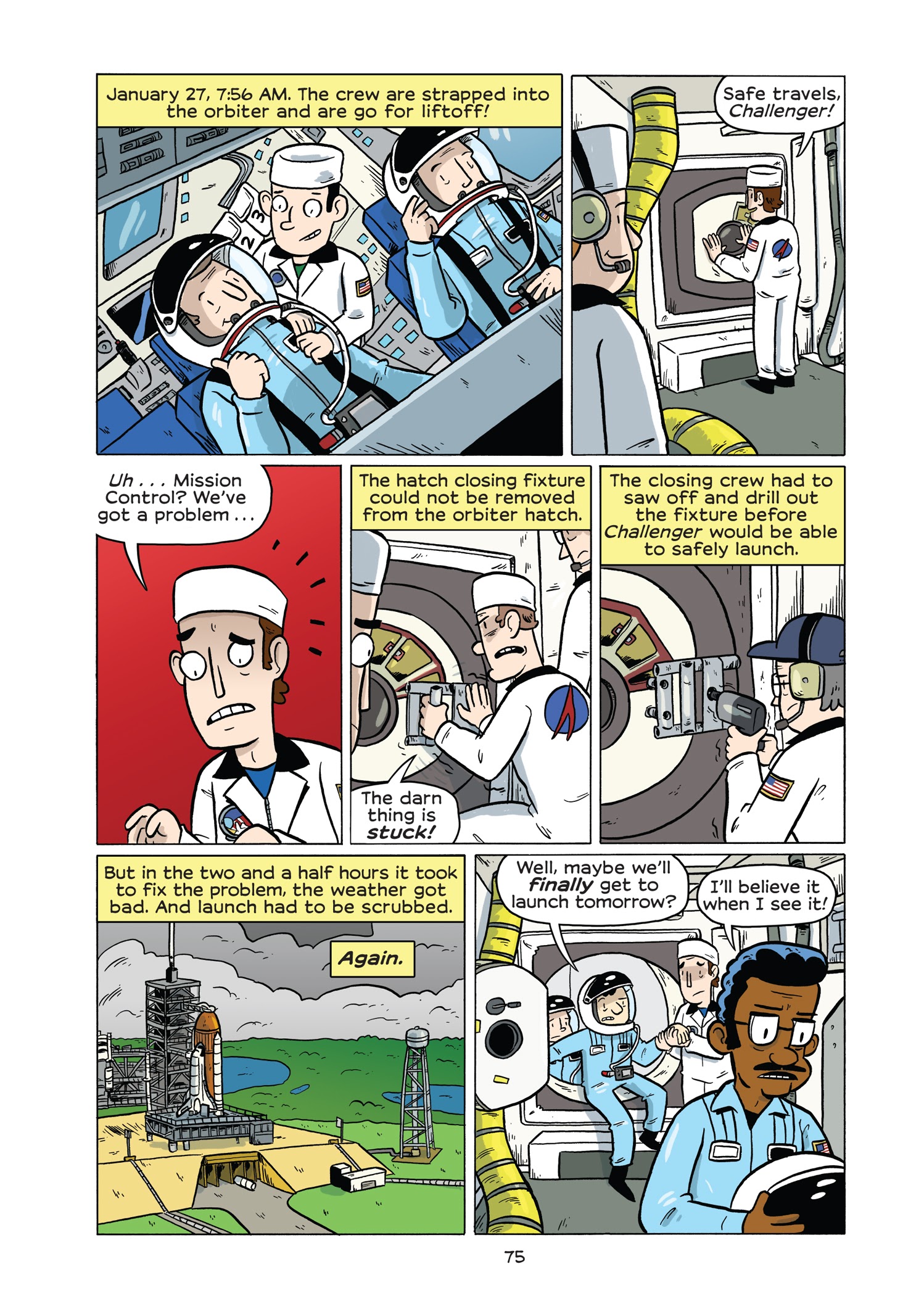 Read online History Comics comic -  Issue # The Challenger Disaster: Tragedy in the Skies - 81