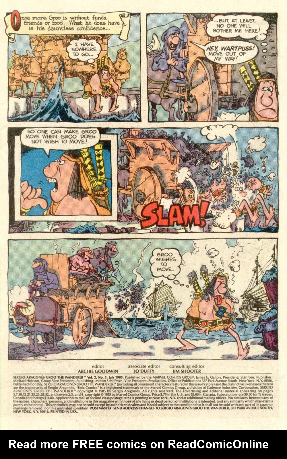 Read online Sergio Aragonés Groo the Wanderer comic -  Issue #5 - 2
