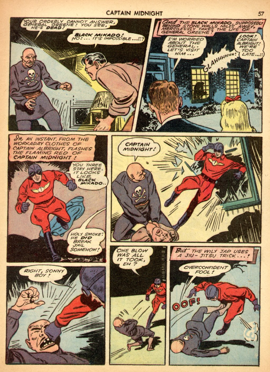 Read online Captain Midnight (1942) comic -  Issue #3 - 57
