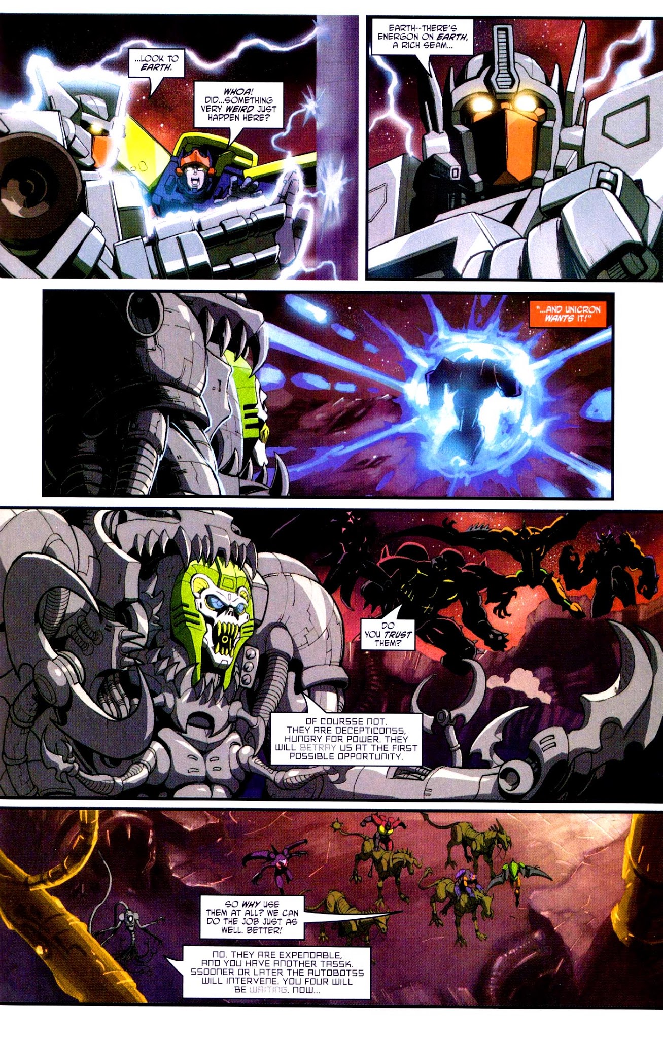 Read online Transformers Energon comic -  Issue #19 - 22