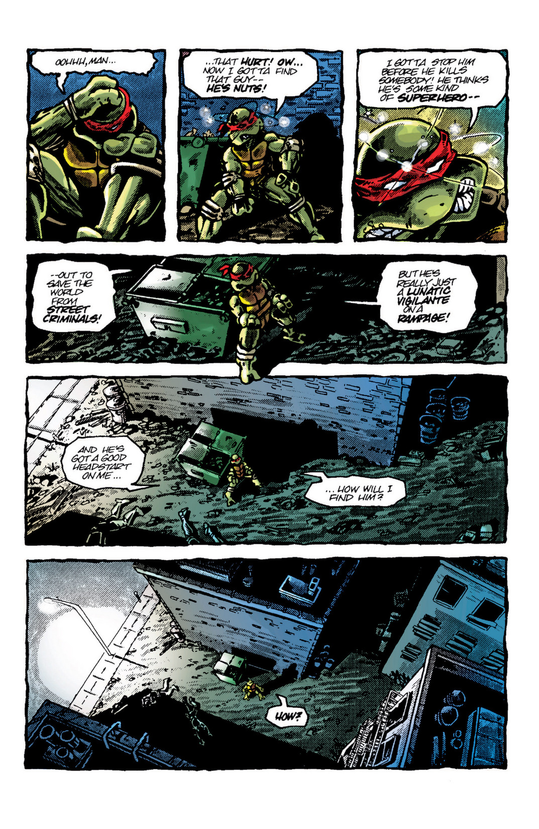 Read online Teenage Mutant Ninja Turtles Color Classics: Raphael Micro-Series One-Shot comic -  Issue # Full - 16