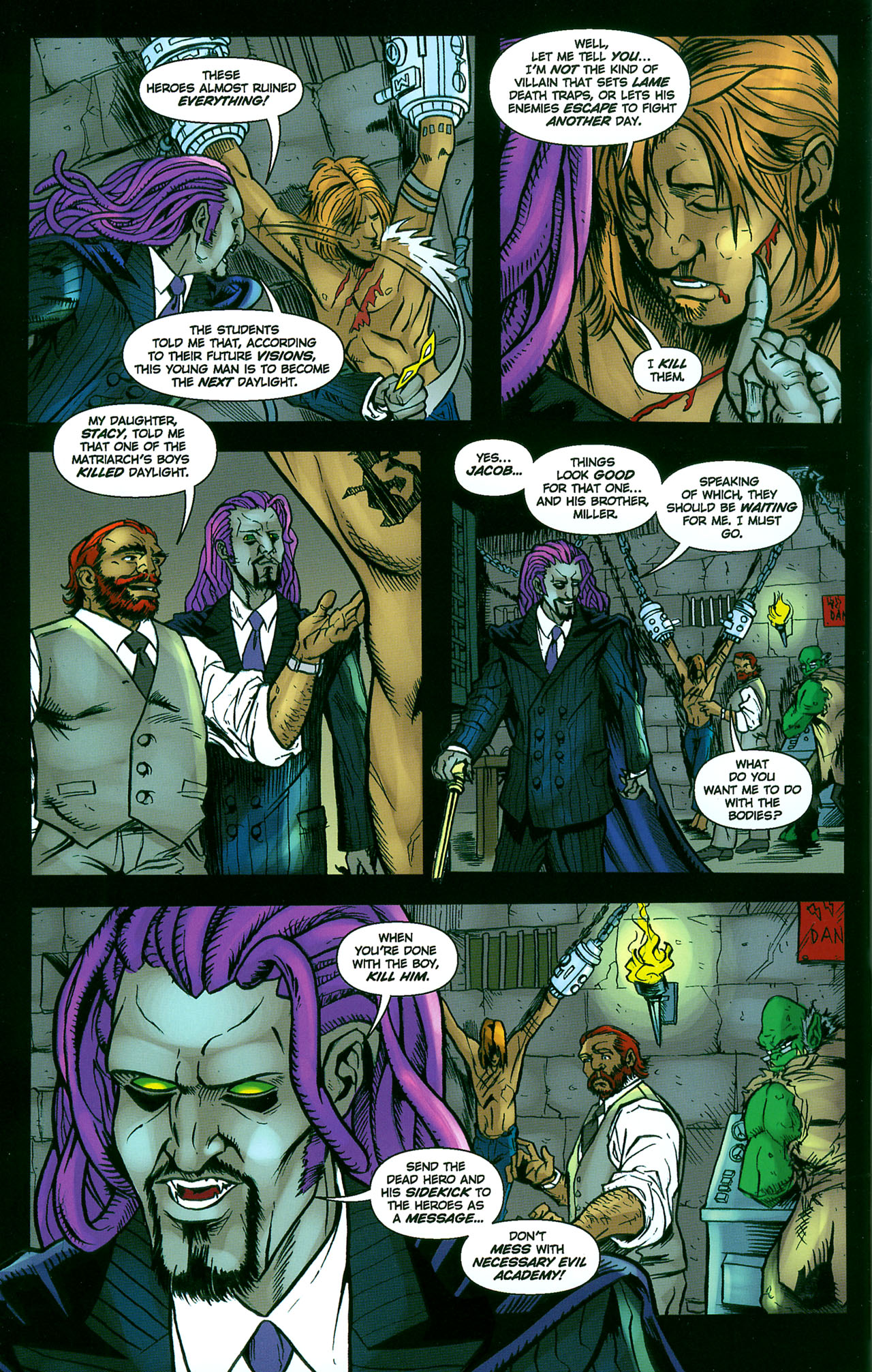 Read online Necessary Evil comic -  Issue #4 - 19