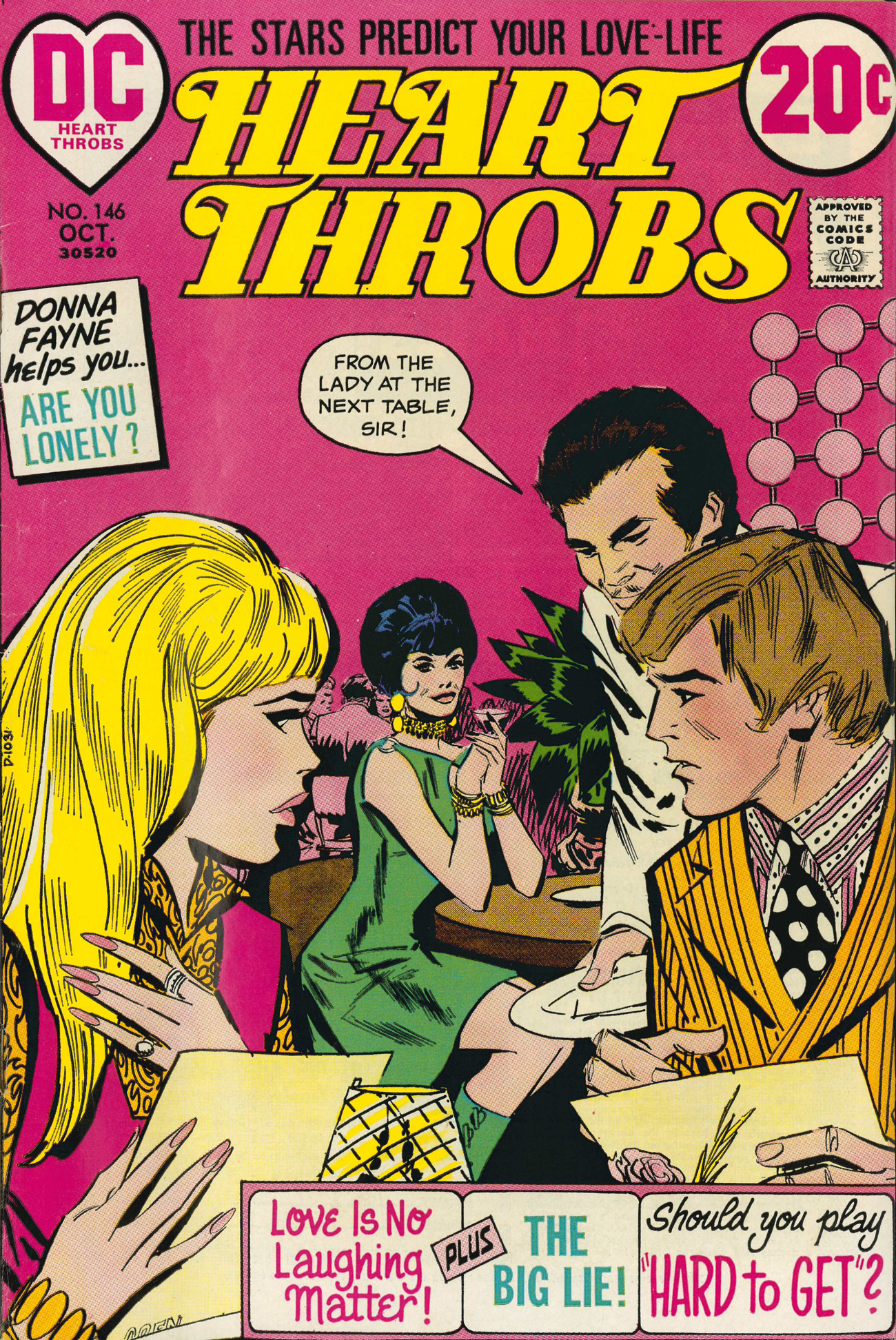 Read online Heart Throbs comic -  Issue #146 - 1