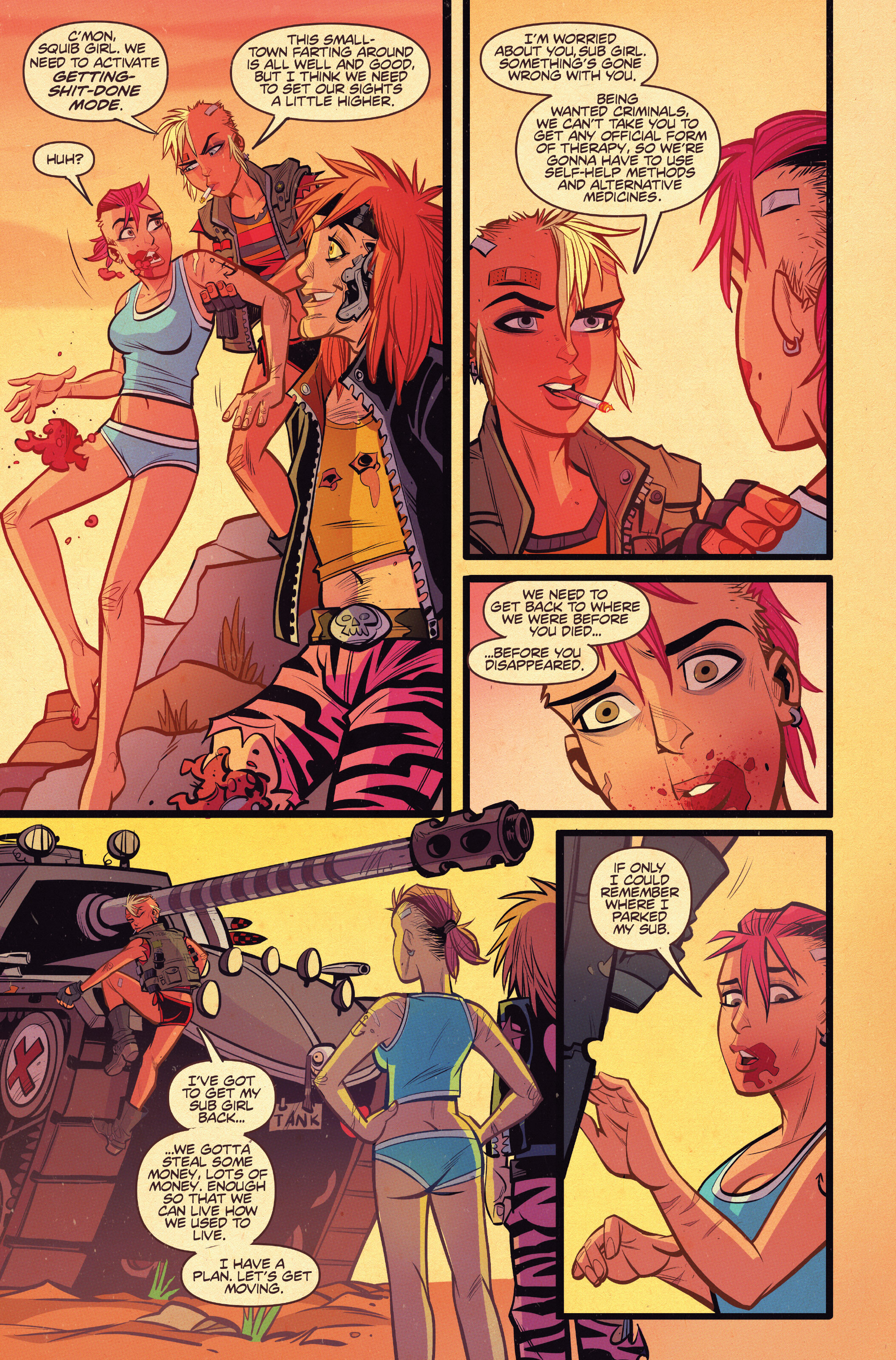Read online Tank Girl: Two Girls, One Tank comic -  Issue #3 - 18