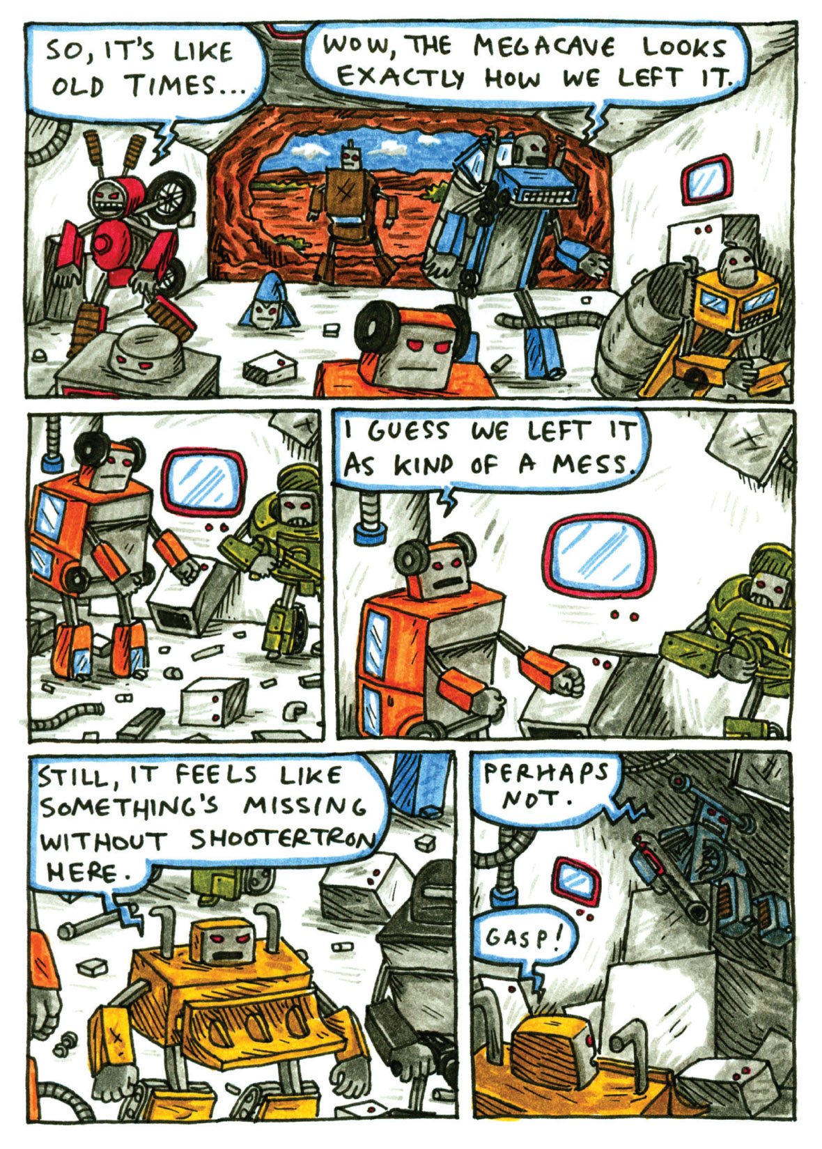 Read online Incredible Change-Bots comic -  Issue # TPB 2 - 91