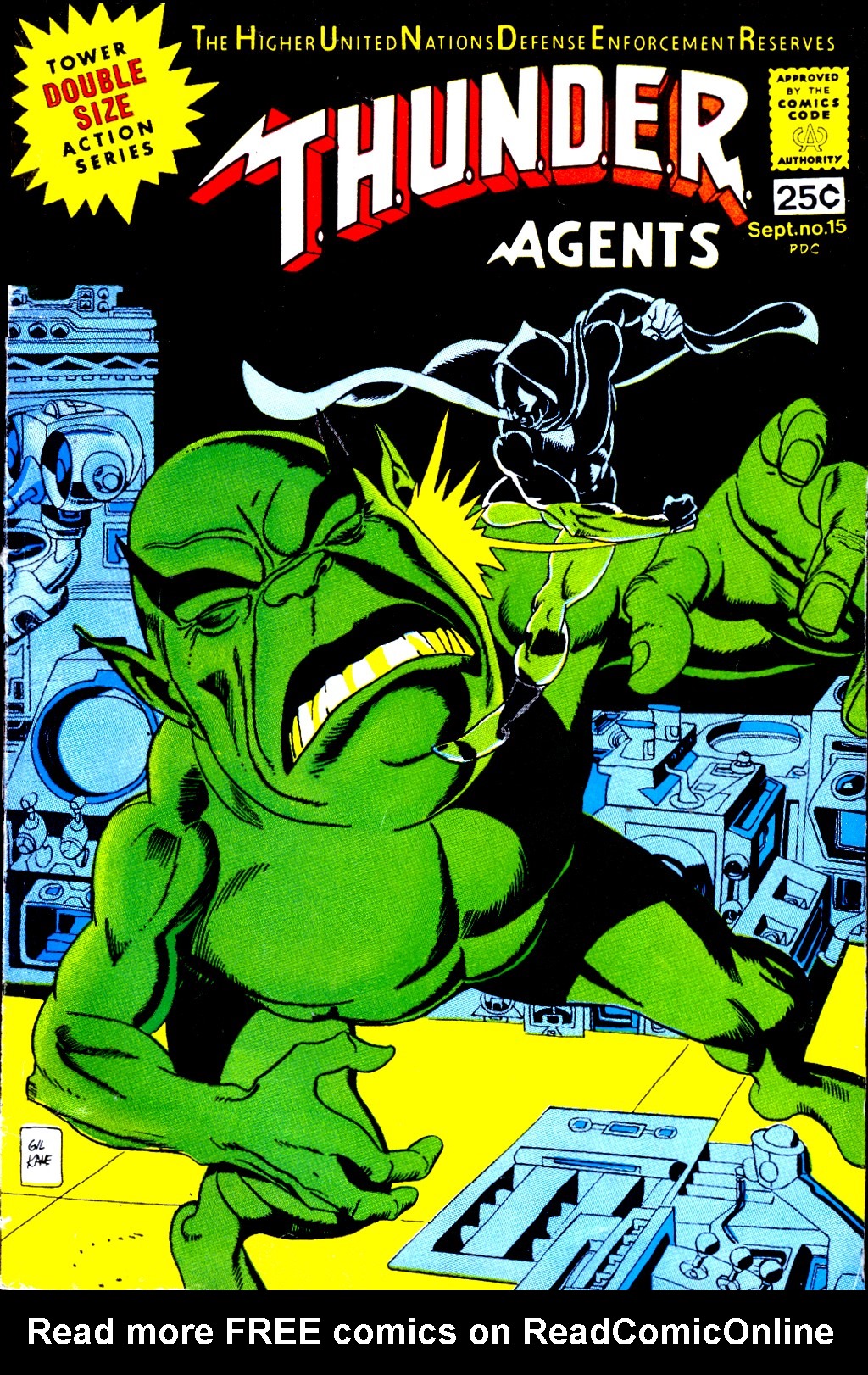 Read online T.H.U.N.D.E.R. Agents (1965) comic -  Issue #15 - 1