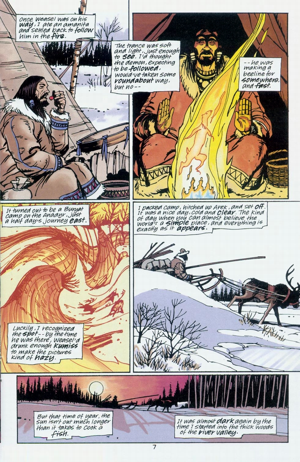 Read online Muktuk Wolfsbreath: Hard-Boiled Shaman comic -  Issue #1 - 7