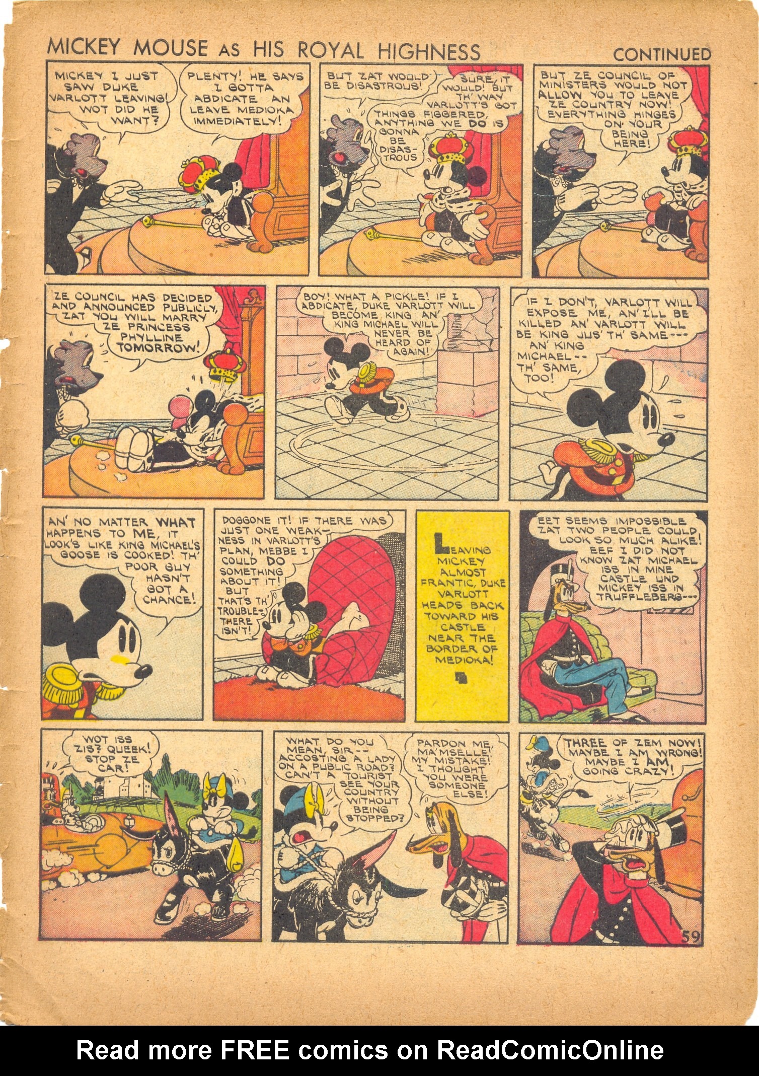 Read online Walt Disney's Comics and Stories comic -  Issue #7 - 61