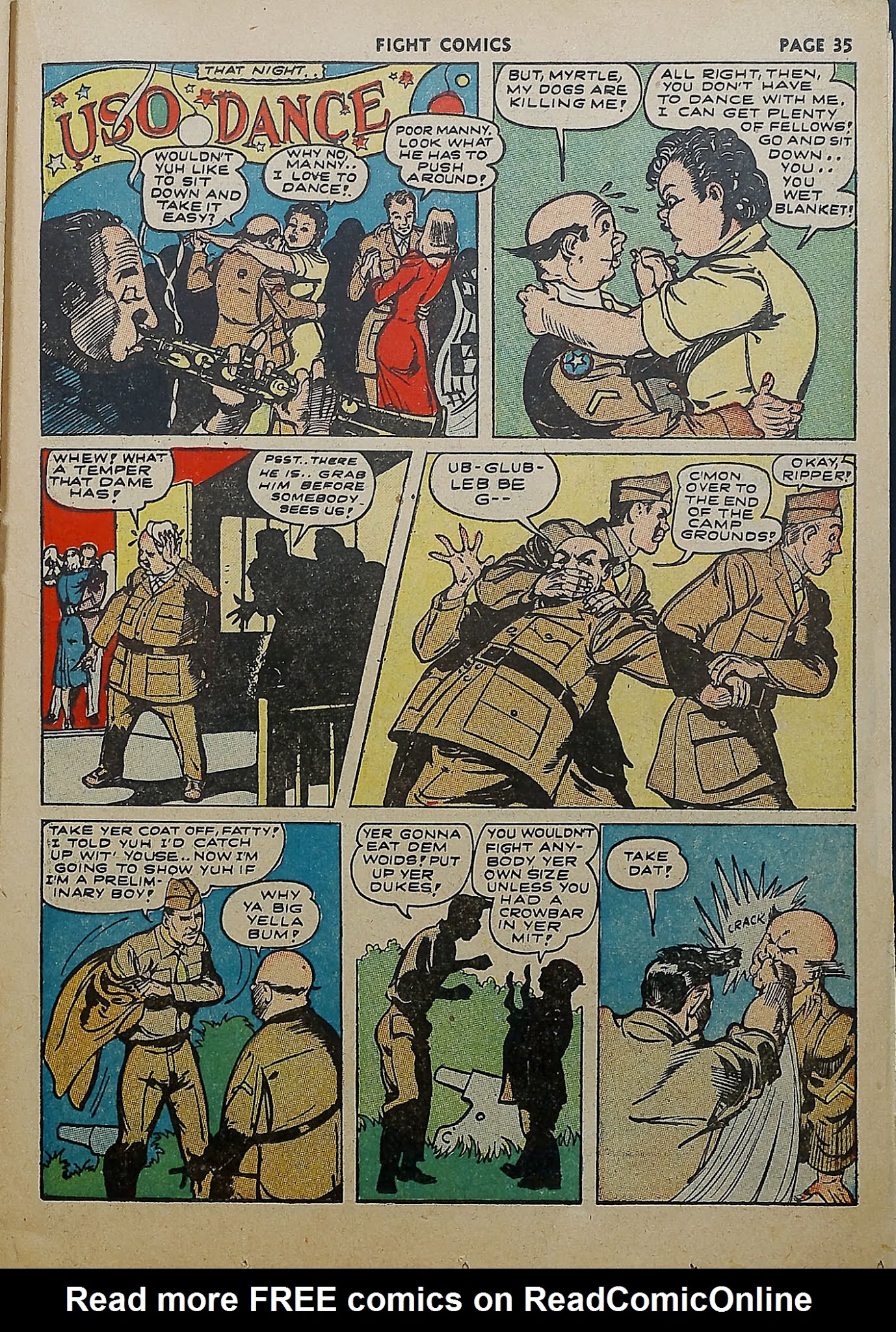 Read online Fight Comics comic -  Issue #25 - 37