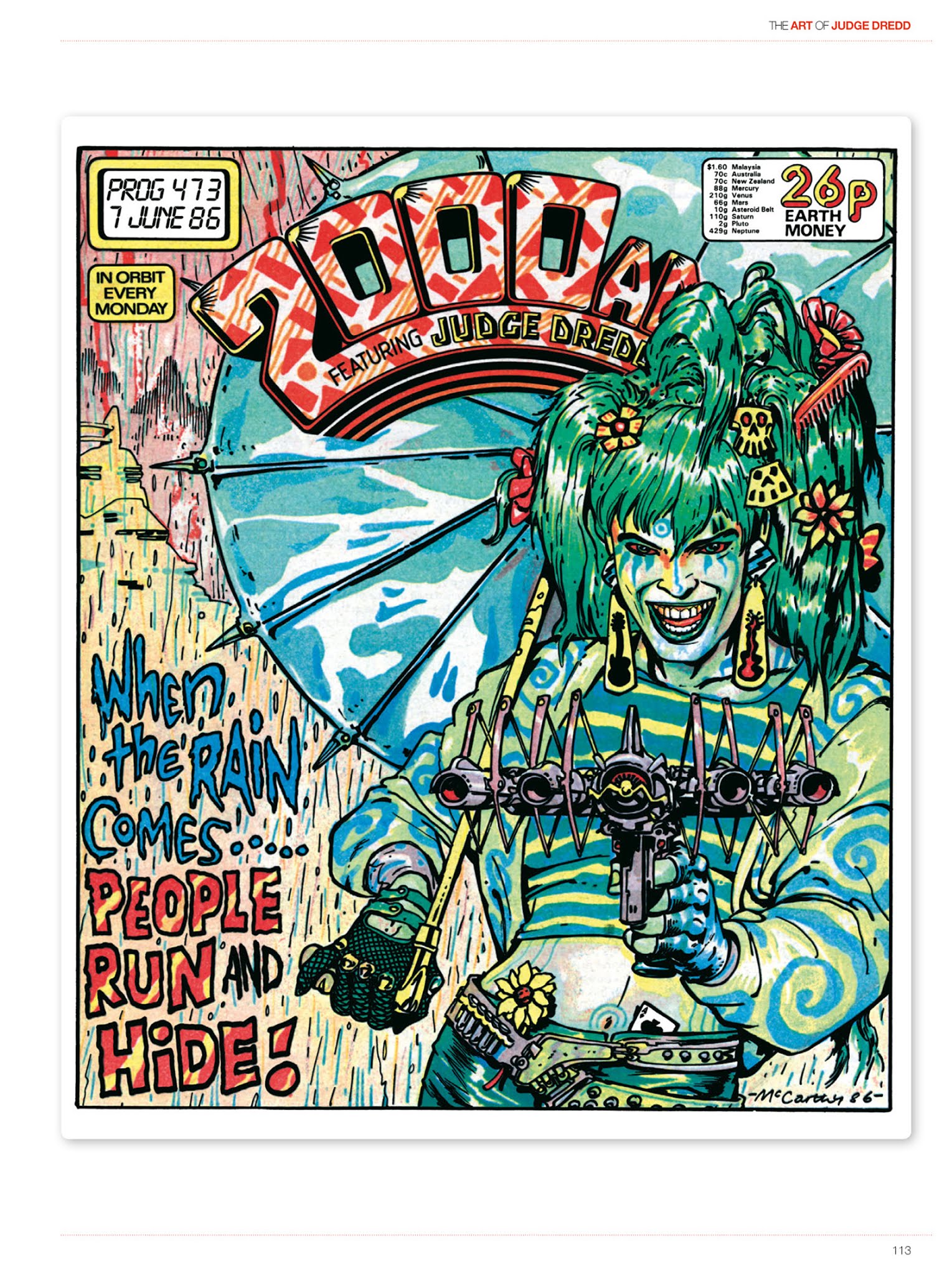 Read online The Art of Judge Dredd: Featuring 35 Years of Zarjaz Covers comic -  Issue # TPB (Part 2) - 22