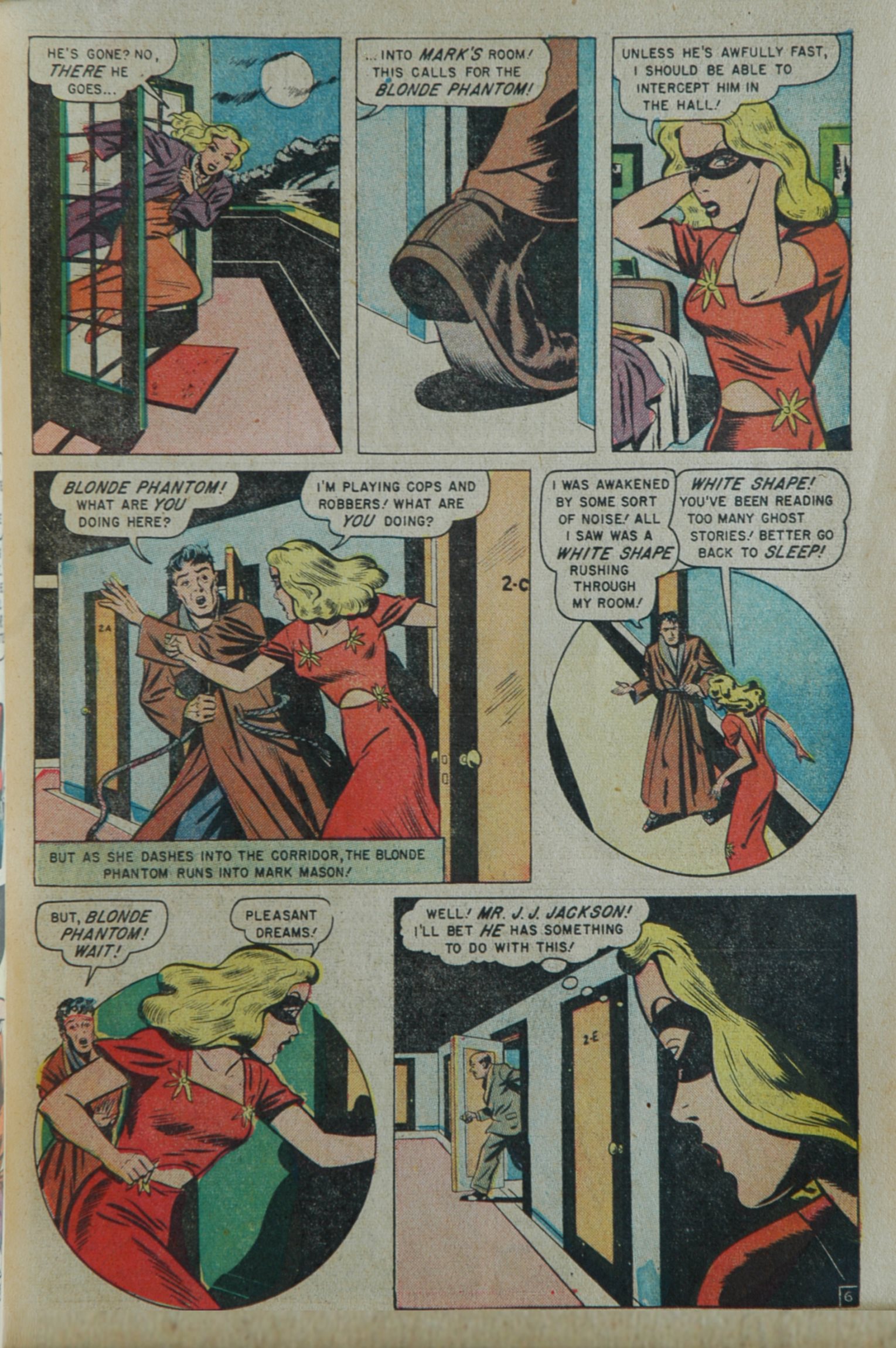 Read online Blonde Phantom Comics comic -  Issue #21 - 25