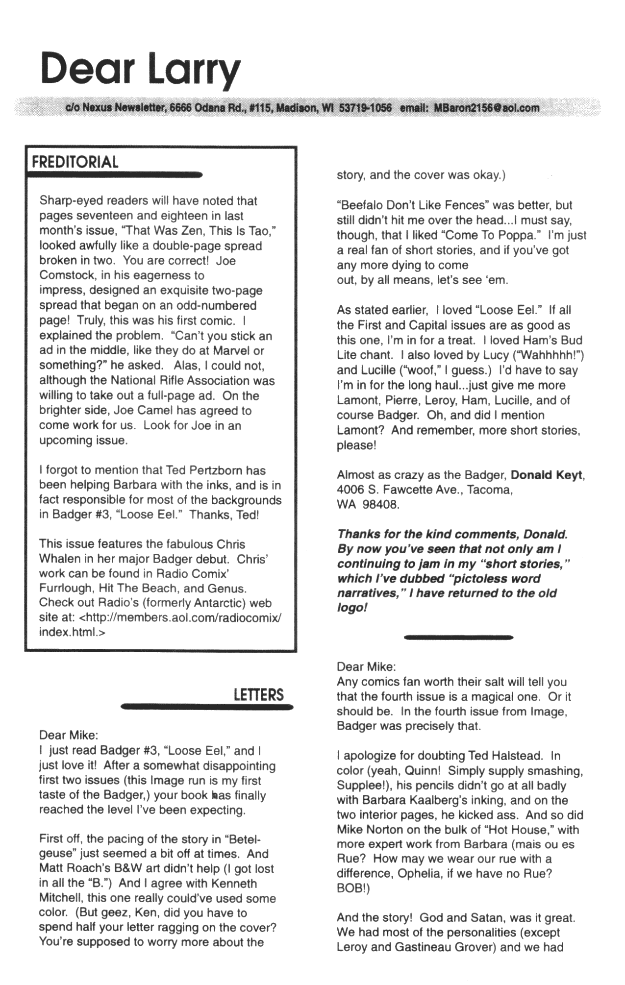 Read online The Badger (1997) comic -  Issue #6 - 25