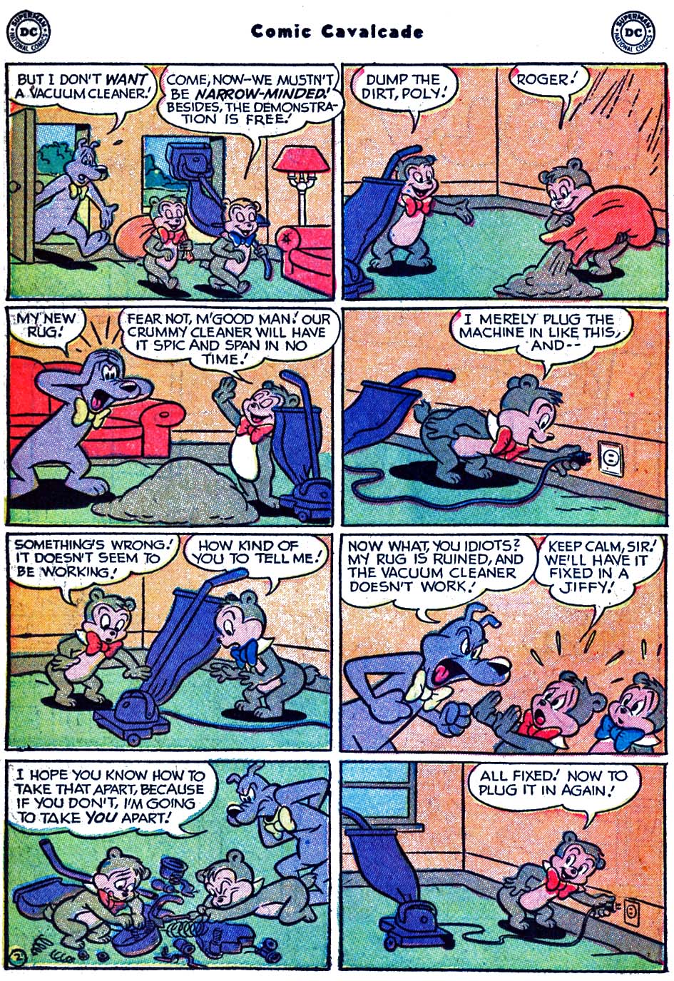 Read online Comic Cavalcade comic -  Issue #55 - 48