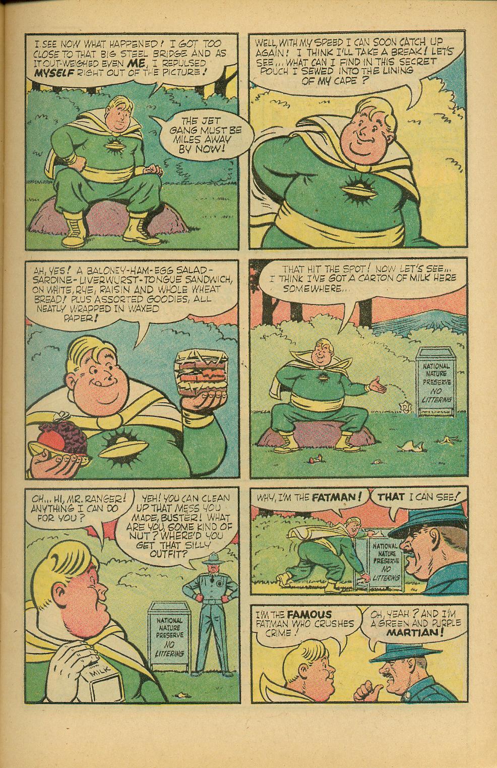 Read online Fatman, The Human Flying Saucer comic -  Issue #1 - 21