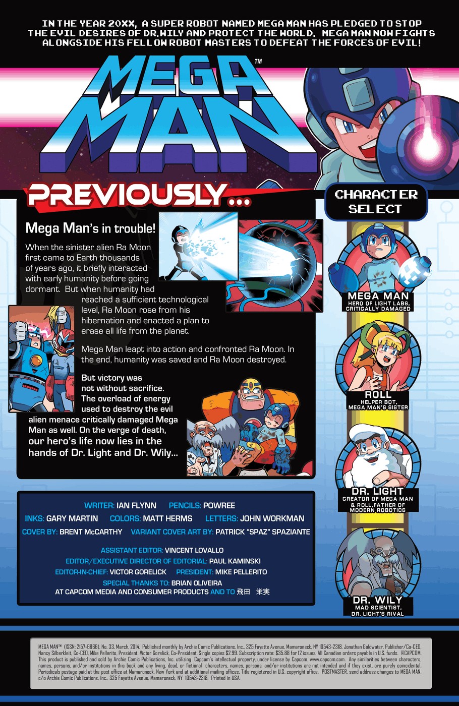 Read online Mega Man comic -  Issue #33 - 2