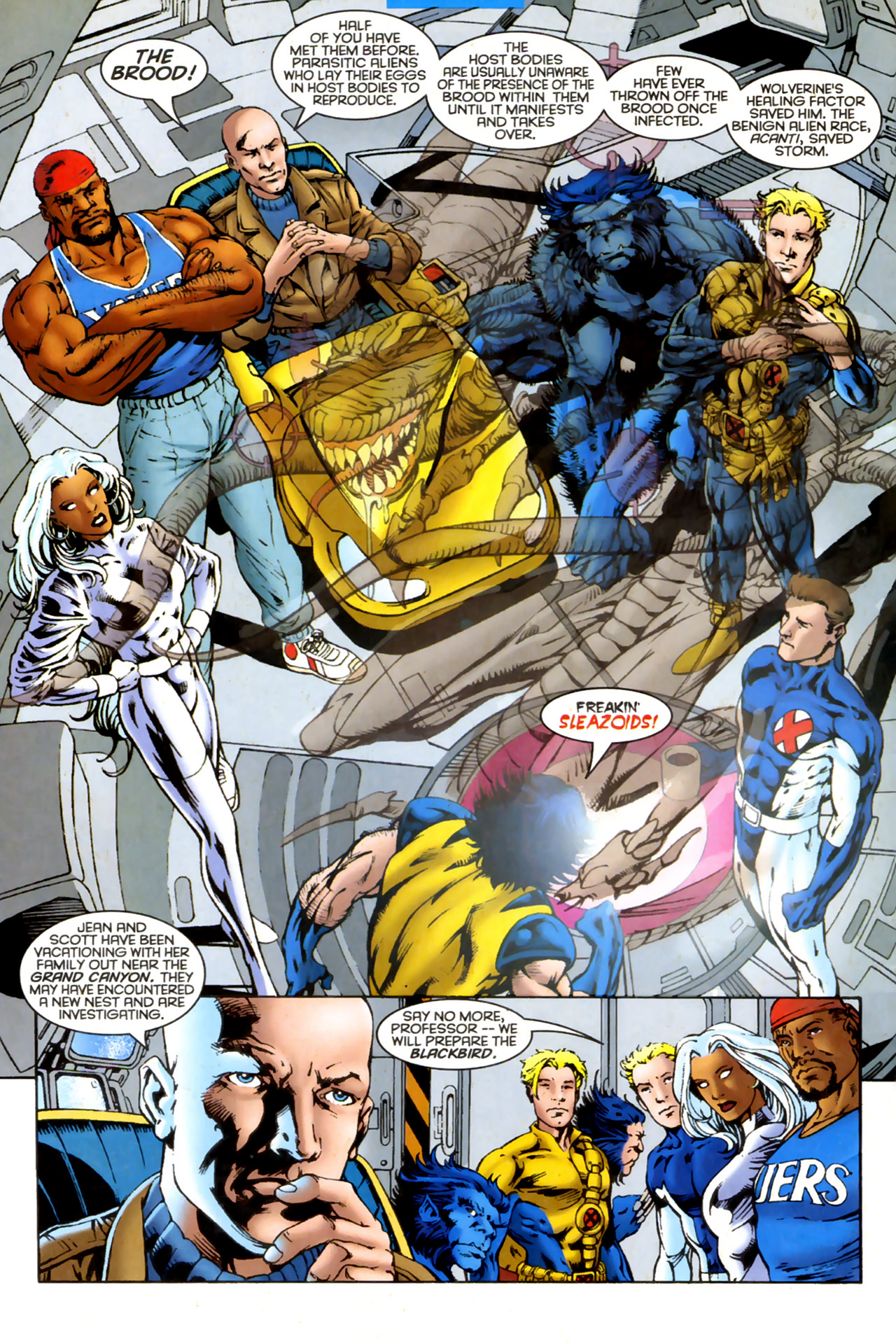 Read online X-Men vs. The Brood comic -  Issue #1 - 11