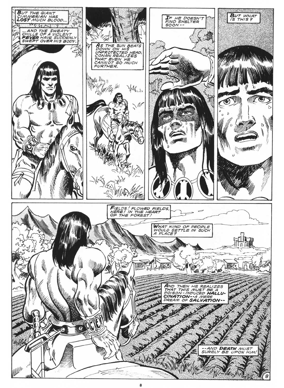 Read online The Savage Sword Of Conan comic -  Issue #171 - 10