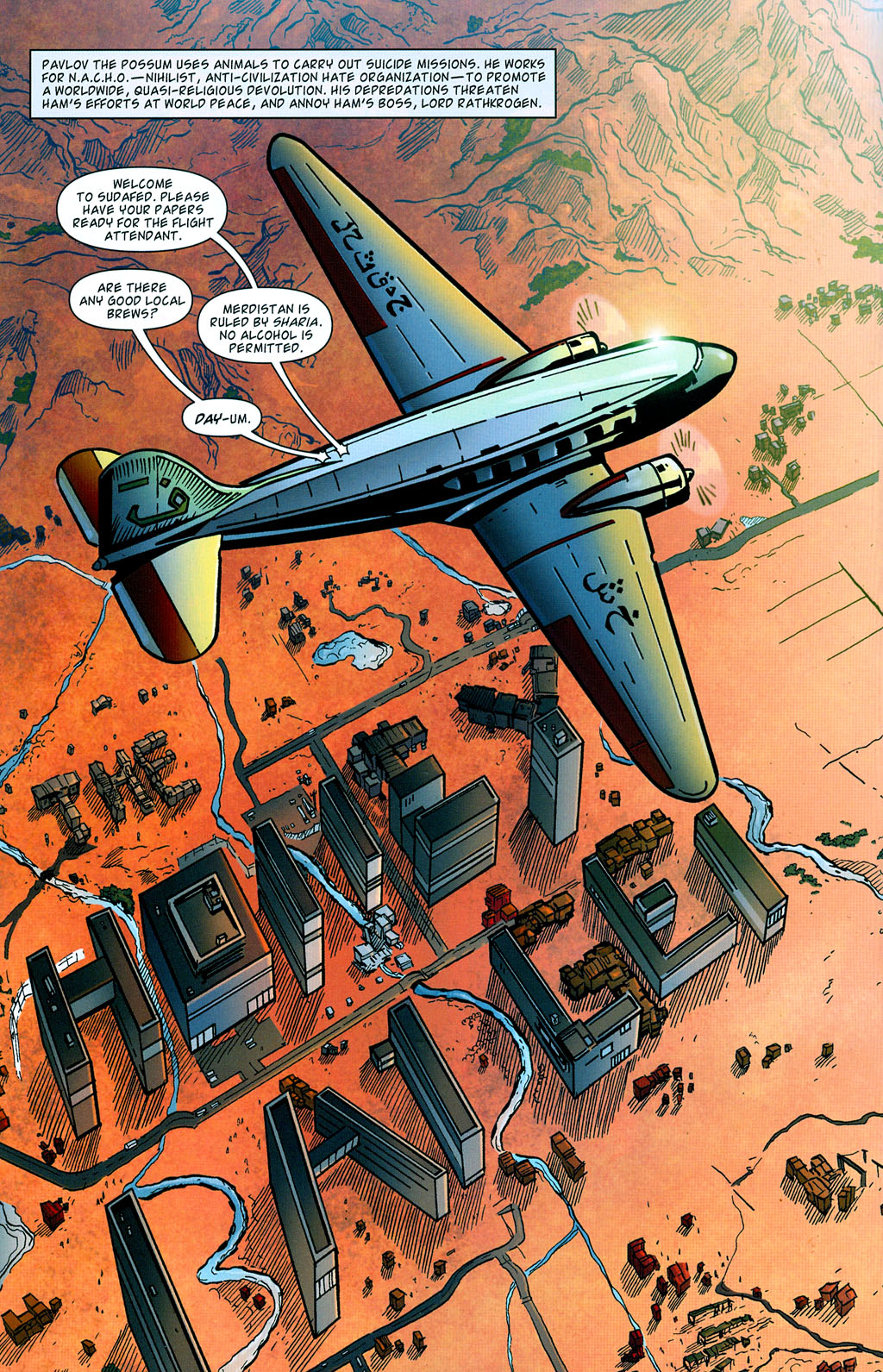 Read online Badger Saves the World comic -  Issue #3 - 4