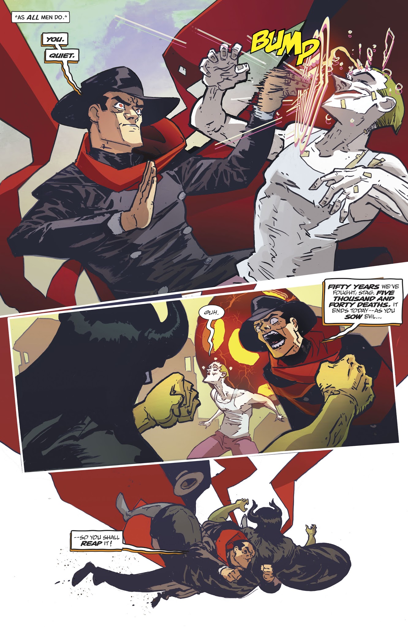 Read online Batman/Shadow comic -  Issue #6 - 9