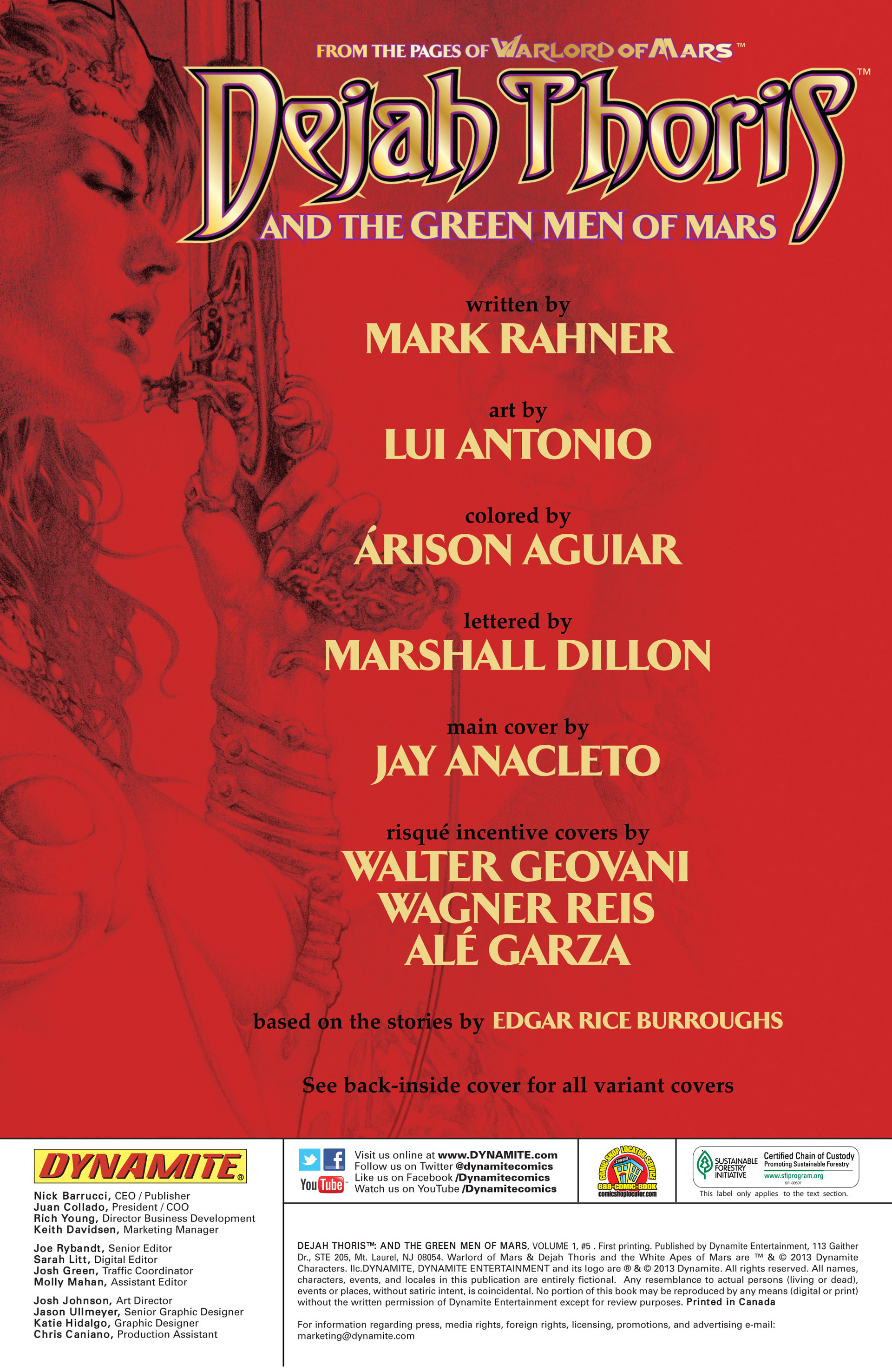 Read online Dejah Thoris and the Green Men of Mars comic -  Issue #5 - 2