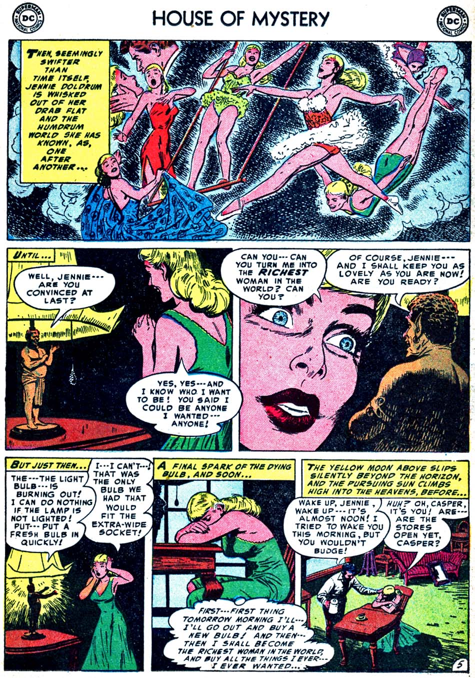 Read online House of Mystery (1951) comic -  Issue #20 - 23