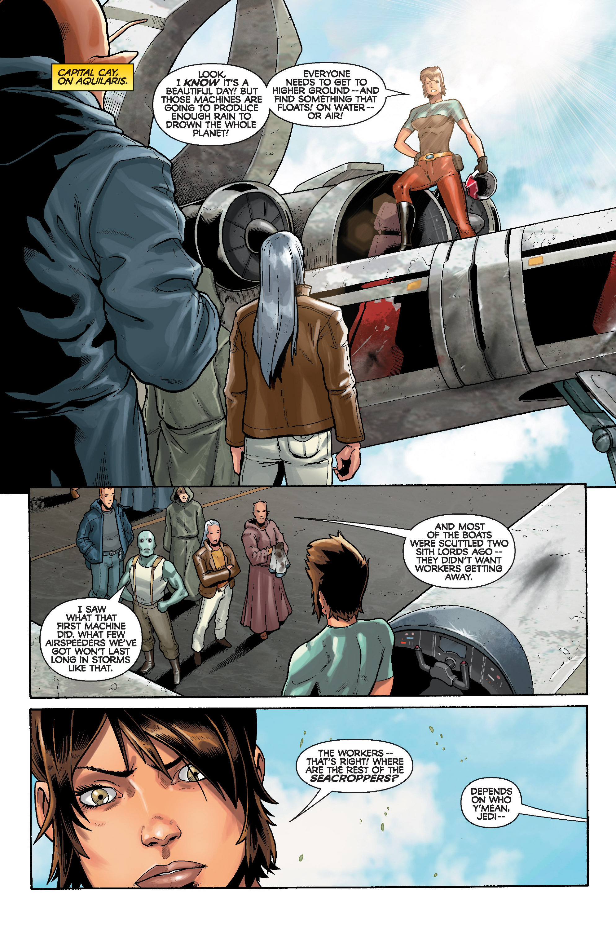 Read online Star Wars: Knight Errant - Deluge comic -  Issue #3 - 9