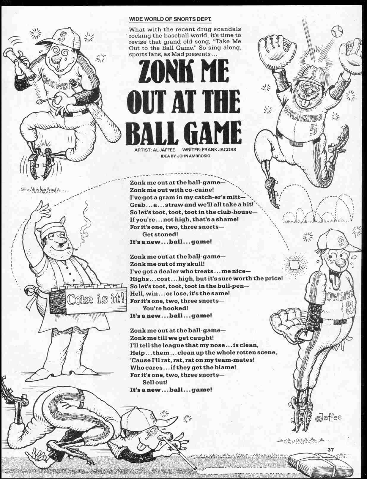 Read online MAD comic -  Issue #261 - 38