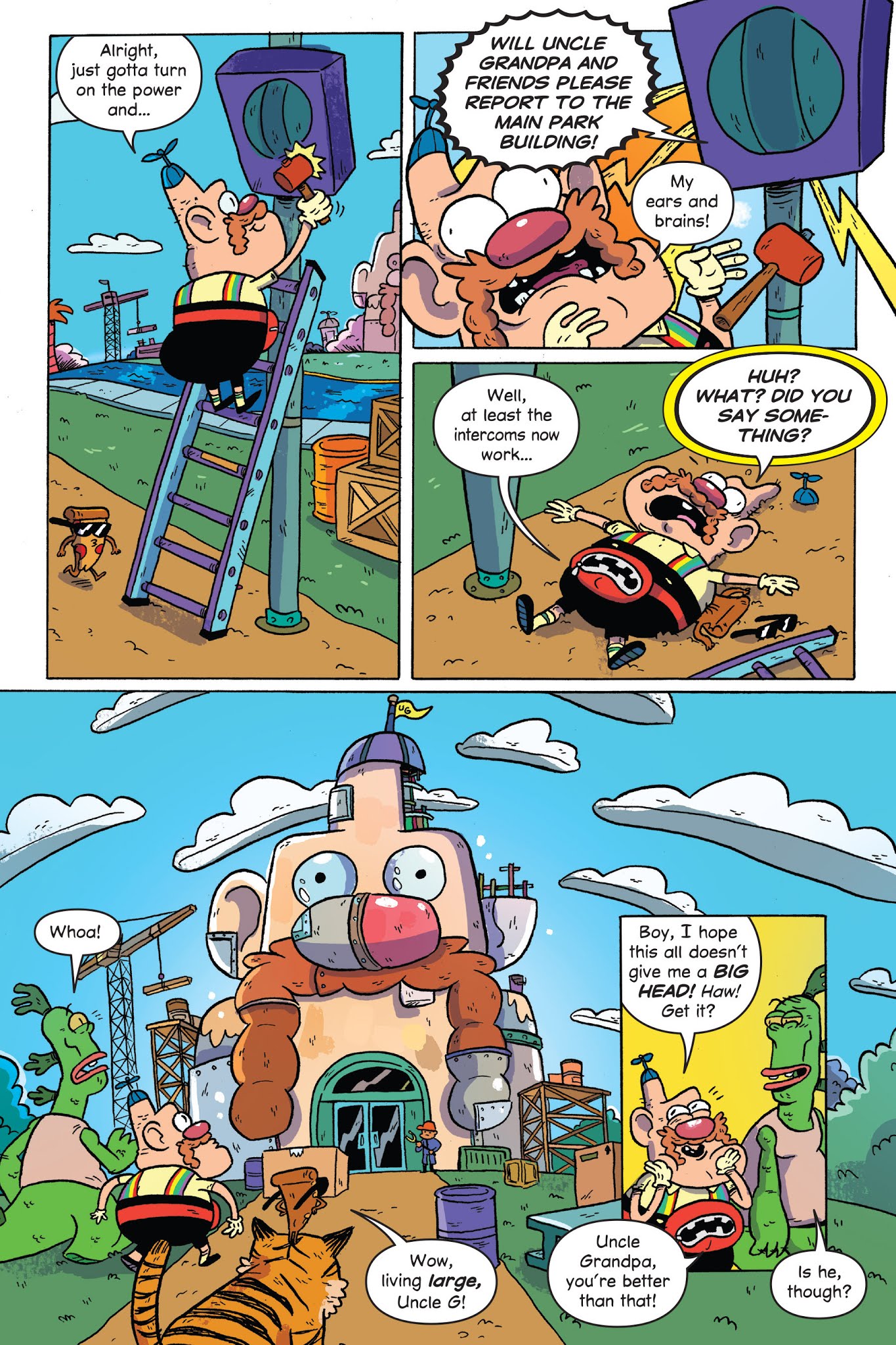 Read online Uncle Grandpa in Uncle Grandpaland comic -  Issue # TPB - 28