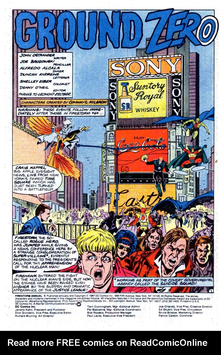 Read online Firestorm Annual comic -  Issue # Full - 2