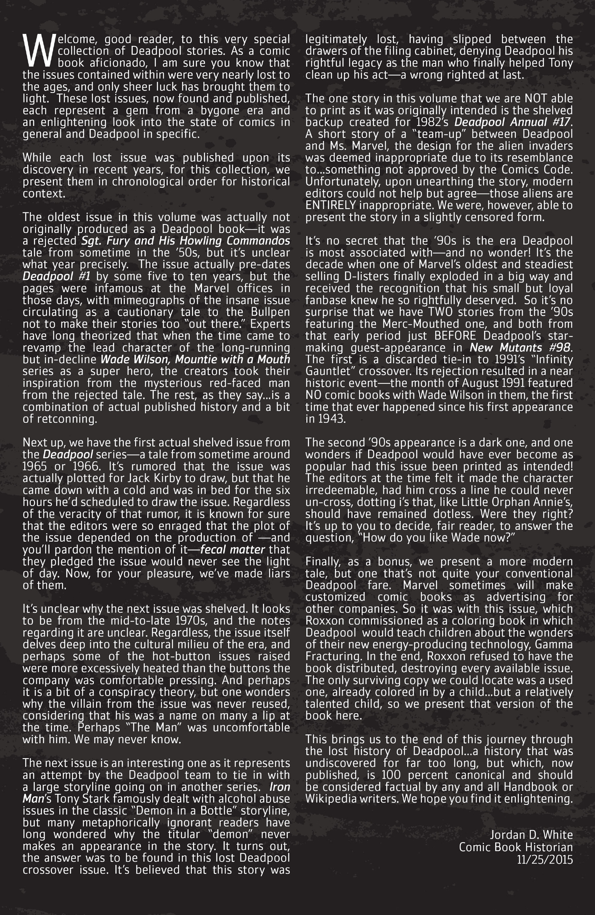 Read online Deadpool Flashbacks comic -  Issue # Full - 3