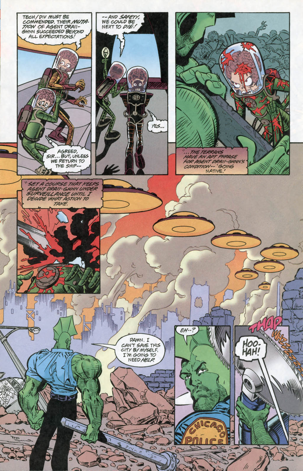 Mars Attacks The Savage Dragon issue 1 - Page 16