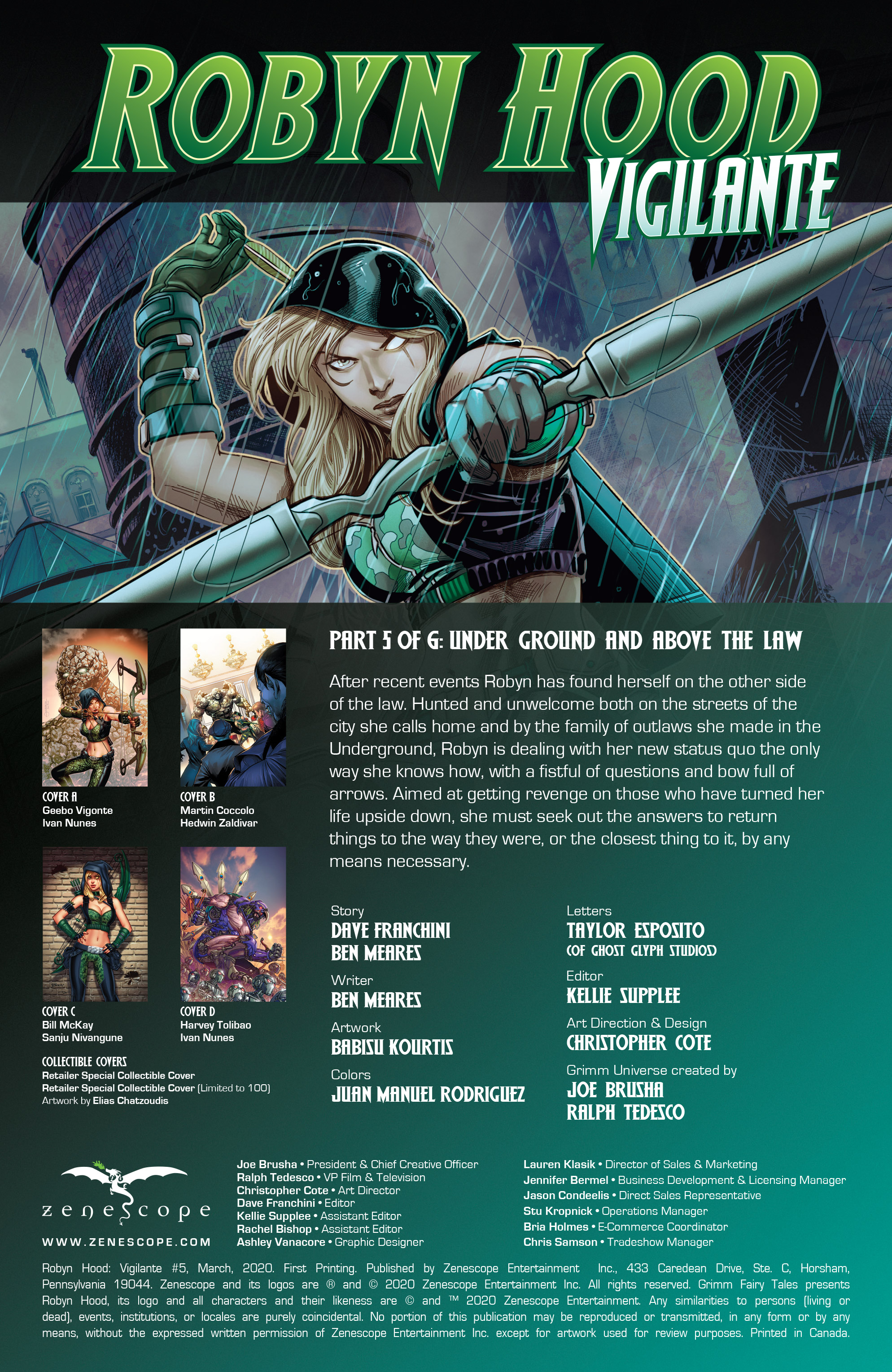 Read online Robyn Hood: Vigilante comic -  Issue #5 - 2