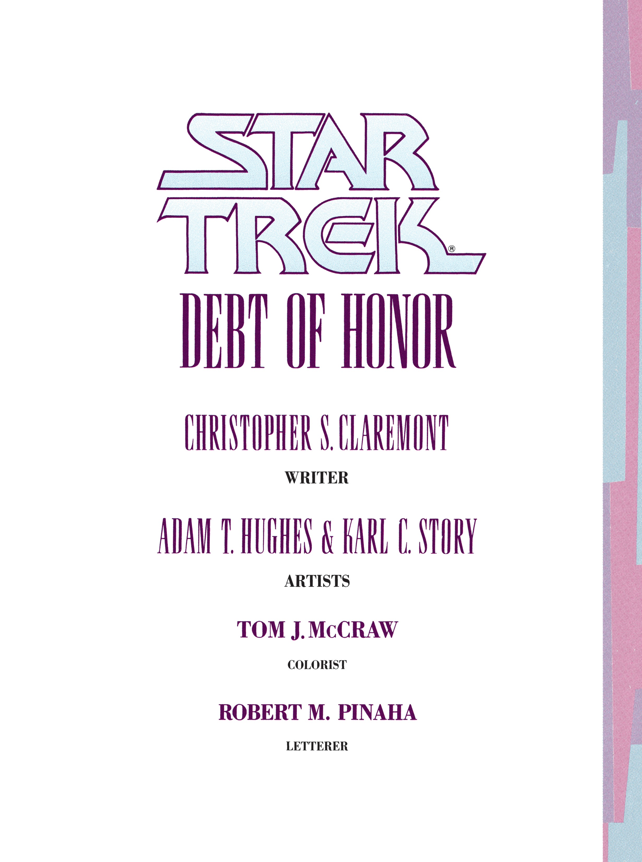 Read online Star Trek: Debt of Honor Facsimile Edition comic -  Issue # TPB - 3